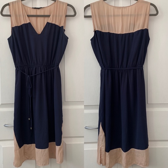 Zara Dresses & Skirts - Zara Basic Sleeveless Colour Block Dress